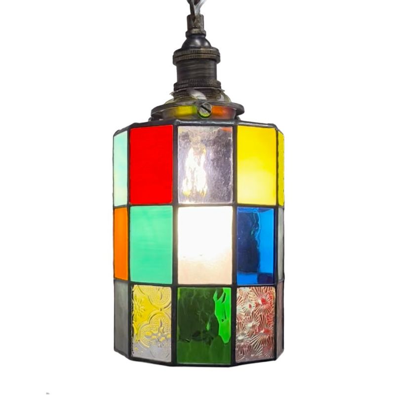 和洋折衷の1灯ペンダントライト ノエル ステンドグラス | 照明専門店