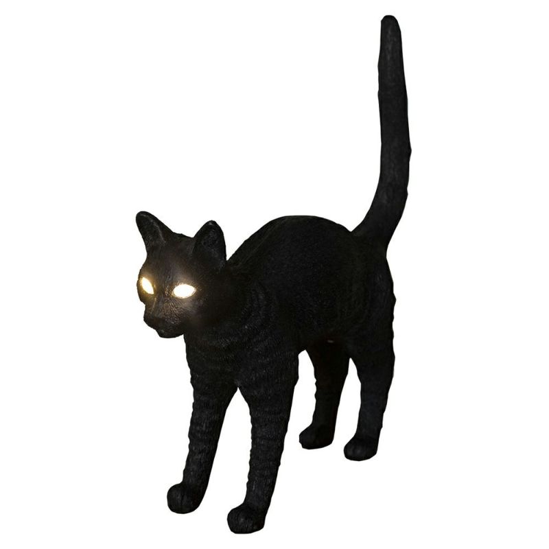 猫の目が光るテーブルランプ ルミナスキャッツ
