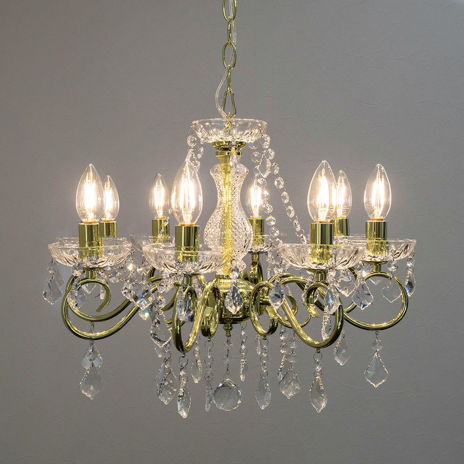 シャンボールChambord LED 8灯シャンデリアランプ 飛び降りる 