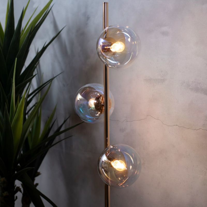 アッシュフォードフロアランプ ゴールド